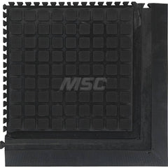 M + A Matting - Anti-Fatigue Matting; Dry or Wet Environment: Dry ; Length (Inch): 21.875 ; Length (Feet): 1.8 ; Width (Inch): 21.875 ; Thickness (Inch): 3/4 ; Surface Pattern: Raised Squares - Exact Tool & Supply