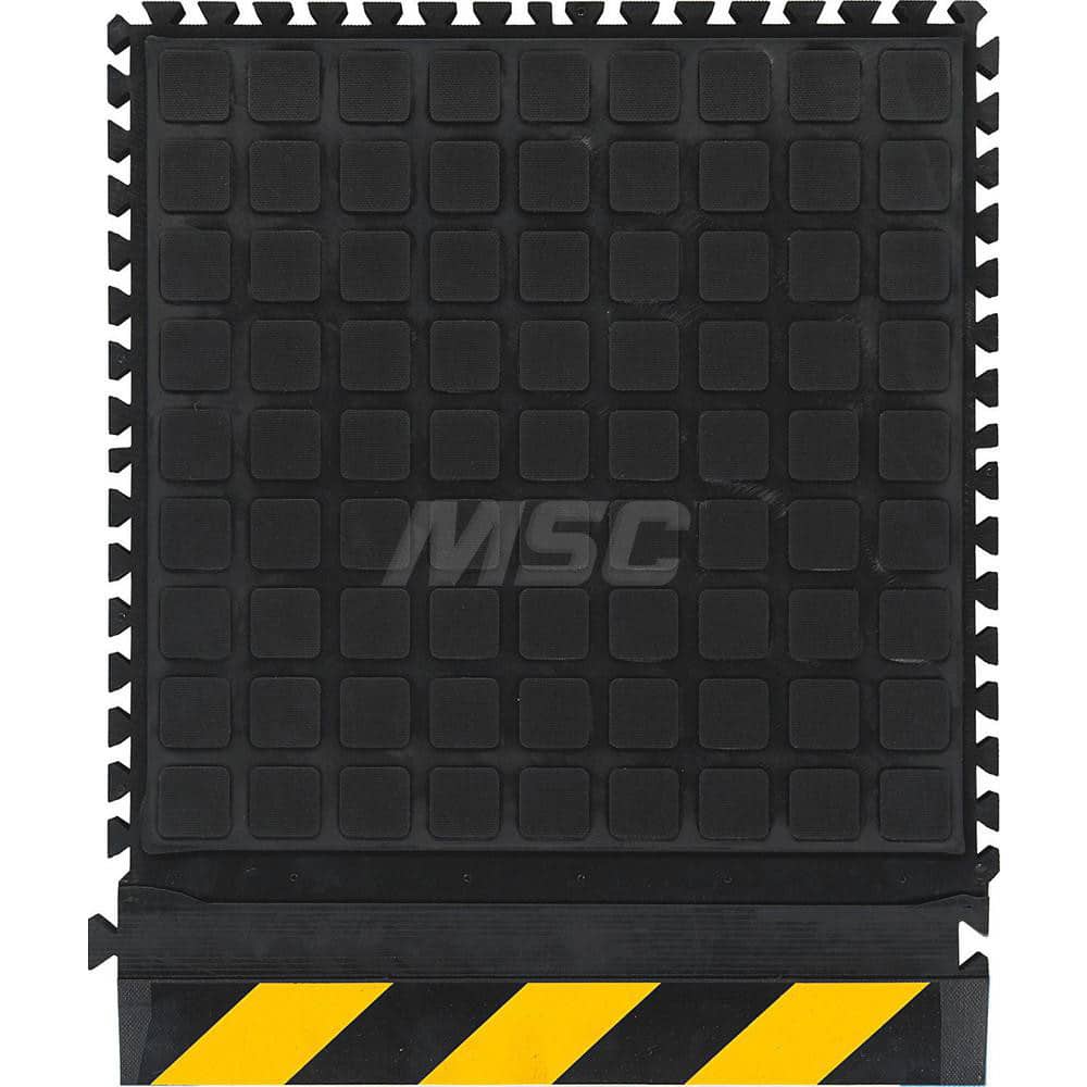 M + A Matting - Anti-Fatigue Matting; Dry or Wet Environment: Dry ; Length (Inch): 21.875 ; Length (Feet): 1.8 ; Width (Inch): 18 ; Thickness (Inch): 3/4 ; Surface Pattern: Raised Squares - Exact Tool & Supply