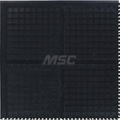 M + A Matting - Anti-Fatigue Matting; Dry or Wet Environment: Dry ; Length (Inch): 36 ; Length (Feet): 3 ; Width (Inch): 36 ; Thickness (Inch): 3/4 ; Surface Pattern: Raised Squares - Exact Tool & Supply