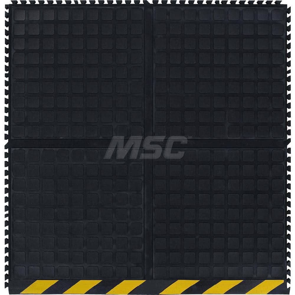 M + A Matting - Anti-Fatigue Matting; Dry or Wet Environment: Dry ; Length (Inch): 39.875 ; Length (Feet): 3.3 ; Width (Inch): 36 ; Thickness (Inch): 3/4 ; Surface Pattern: Raised Squares - Exact Tool & Supply