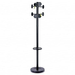 Alba - Coat Racks, Hooks & Shelving Type: Floor Rack Number of Hooks: 8 - Exact Tool & Supply
