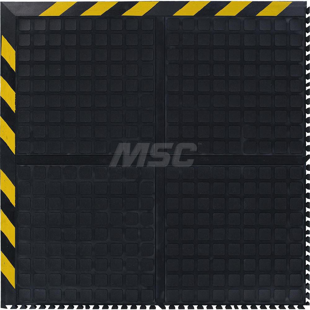 M + A Matting - Anti-Fatigue Matting; Dry or Wet Environment: Dry ; Length (Inch): 39.875 ; Length (Feet): 3.3 ; Width (Inch): 39.875 ; Thickness (Inch): 3/4 ; Surface Pattern: Raised Squares - Exact Tool & Supply
