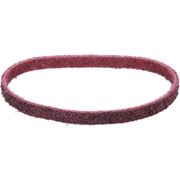 Dynabrade - 1" Wide x 30" OAL, Aluminum Oxide Abrasive Belt - Aluminum Oxide, Medium, Nonwoven, Cloth Backing, Wet/Dry - Exact Tool & Supply
