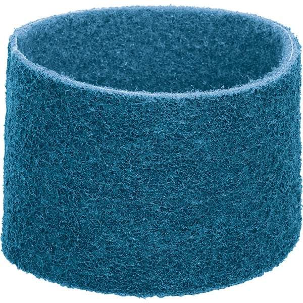 Dynabrade - 3-1/2" Wide x 15-1/2" OAL, Aluminum Oxide Abrasive Belt - Aluminum Oxide, Very Fine, Nonwoven, Cloth Backing, Wet/Dry - Exact Tool & Supply