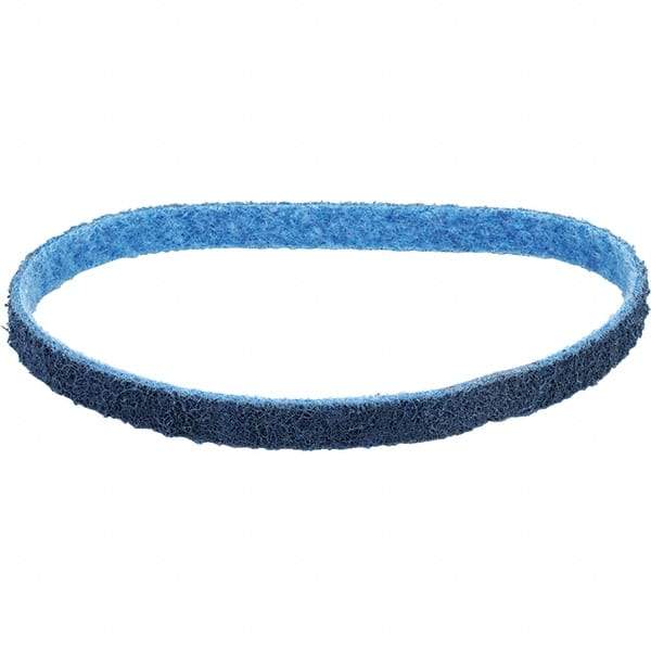 Dynabrade - 1/2" Wide x 18" OAL, Aluminum Oxide Abrasive Belt - Aluminum Oxide, Very Fine, Nonwoven, Cloth Backing, Wet/Dry - Exact Tool & Supply