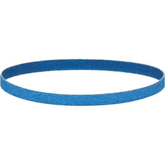 Dynabrade - 1-1/2" Wide x 30" OAL, 80 Grit, Zirconia Alumina Abrasive Belt - Zirconia Alumina, Coated, X Weighted Cloth Backing, Wet/Dry - Exact Tool & Supply