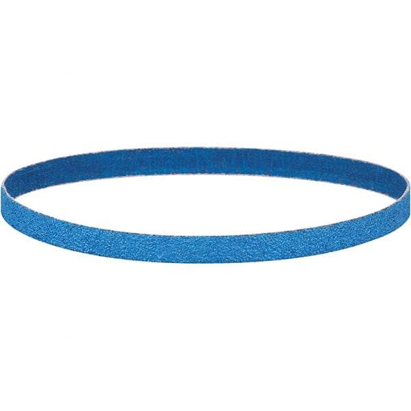 Dynabrade - 1-1/2" Wide x 30" OAL, 40 Grit, Zirconia Alumina Abrasive Belt - Zirconia Alumina, Coated, X Weighted Cloth Backing, Wet/Dry - Exact Tool & Supply