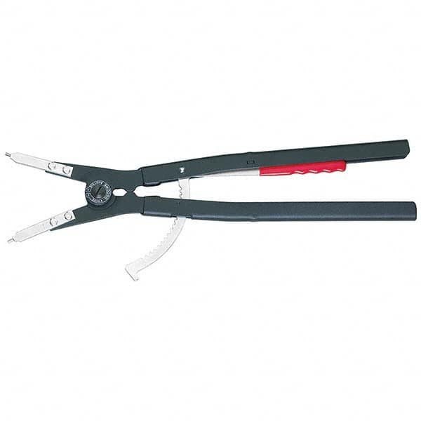 Gedore - Retaining Ring Pliers; Type: External ; Ring Size: 4-13/16 to 11-7/8 ; Features: Interchangeable Tips ; Minimum Ring Size (Decimal Inch): 4.8030 ; Tool Style: External Retaining Ring ; Maximum Ring Size (Decimal Inch): 11.8110 - Exact Tool & Supply