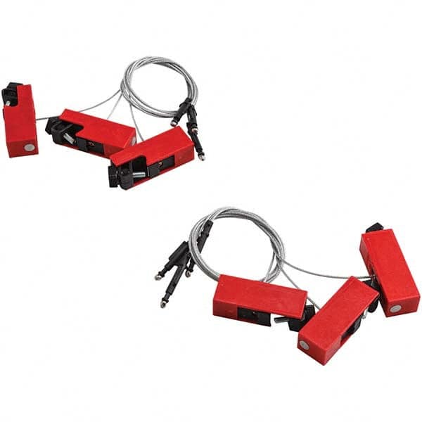 Brady - 1 6-Piece 1 Point Clamp On Cable Lockout - Exact Tool & Supply