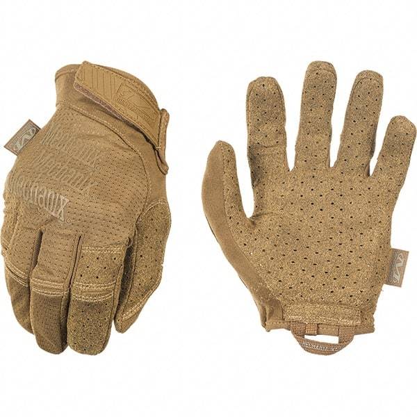 Mechanix Wear - Size M/L Work Gloves - For Work & Driver, Uncoated, Adjustable Closure Cuff, Full Fingered, Tan, Paired - Exact Tool & Supply