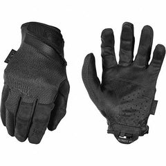 Mechanix Wear - Size L Work Gloves - For Work & Driver, Uncoated, Adjustable Closure Cuff, Full Fingered, Black, Paired - Exact Tool & Supply