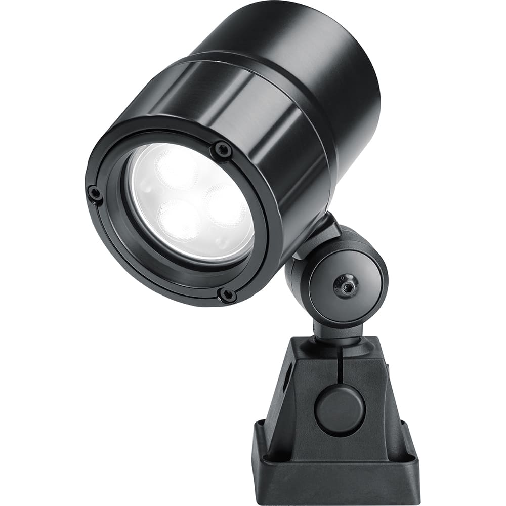 Waldmann Lighting - Machine Lights; Machine Light Style: Spot ; Mounting Type: Screw Mount ; Wattage: 5 ; Voltage: 24 DC ; Cord Length (Feet): 9.8 ; Lens Material: Glass - Exact Tool & Supply