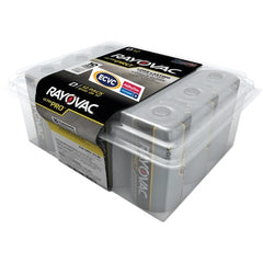 Ability One - Batteries; Type: Standard ; Battery Size: D; D ; Battery Chemistry: Alkaline ; Voltage: 1.50 ; Rechargeable: Disposable ; Terminal Style: Flat - Exact Tool & Supply
