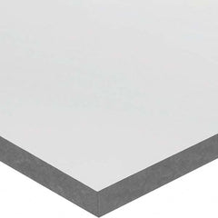 USA Sealing - 4' x 2" x 1/2" Dark Gray PVC Rectangular Bar - Exact Tool & Supply