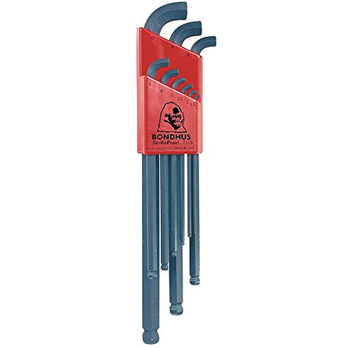 9PC STUBBY BALL END L-WRENCH SET - Exact Tool & Supply