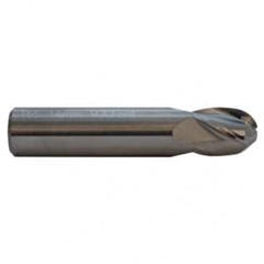 1.5mm TuffCut GP Stub Length 4 Fl Ball Nose Center Cutting End Mill - Exact Tool & Supply