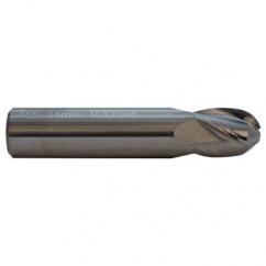 3/8 TuffCut GP Stub Length 4 Fl Ball Nose TiCN Coated Center Cutting End Mill - Exact Tool & Supply