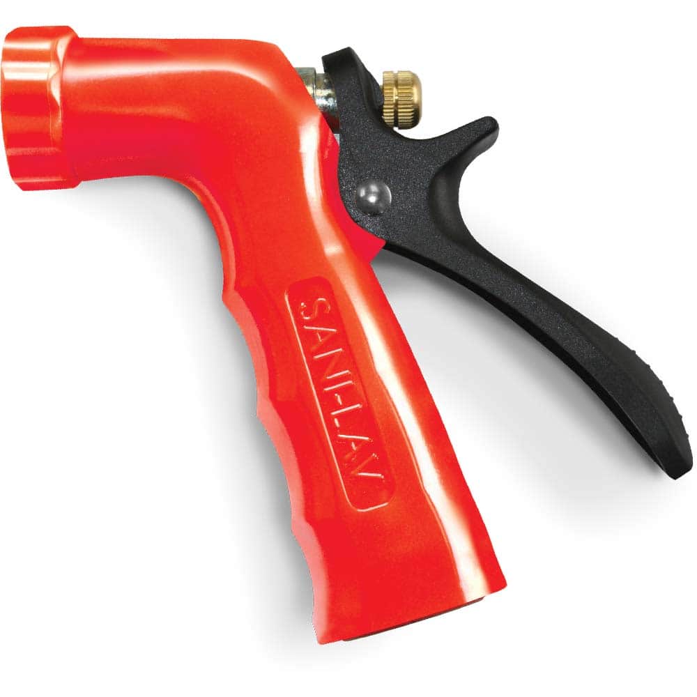 SANI-LAV - Sprayers & Nozzles; Type: Small Industrial Spray Nozzle ; Color: Red ; Connection Type: Female to Male ; Material: Zinc; Hardened Plastic ; Material Grade: N/A ; Gallons Per Minute @ 100 Psi: 6.5 - Exact Tool & Supply