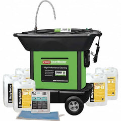CRC - 25 Gal Free Standing Water-Based Mobile Parts Washer Kit - Exact Tool & Supply