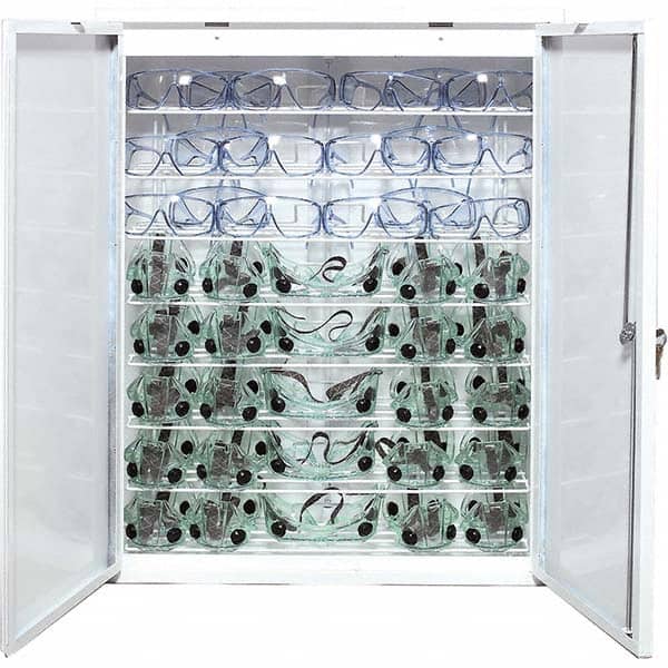 Sellstrom - Eyewear Dispensers Dispenser Type: Safety Glasses/Goggles Style: Cabinet w/ Individual Compartments - Exact Tool & Supply