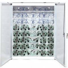 Sellstrom - Eyewear Dispensers Dispenser Type: Safety Glasses/Goggles Style: Cabinet w/ Individual Compartments - Exact Tool & Supply