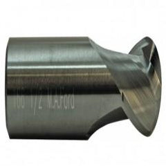 3/8 TuffCut GP Stub Length 2 Fl Ball Nose TiN Coated Center Cutting End Mill - Exact Tool & Supply