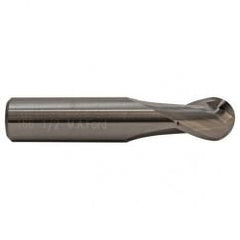 1.5mm TuffCut GP Stub Length 2 Fl Ball Nose Center Cutting End Mill - Exact Tool & Supply