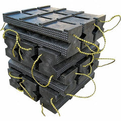AME International - Cribbing Blocks & Sets Material: Recycled Plastic Height (Inch): 24 - Exact Tool & Supply