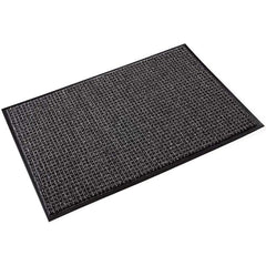 Crown Matting - Entrance Matting; Indoor or Outdoor: Indoor ; Traffic Type: Heavy/High Traffic ; Surface Material: Olefin ; Base Material: Nitrile Rubber; Vinyl ; Surface Pattern: Looped ; Color: Black/Gray - Exact Tool & Supply