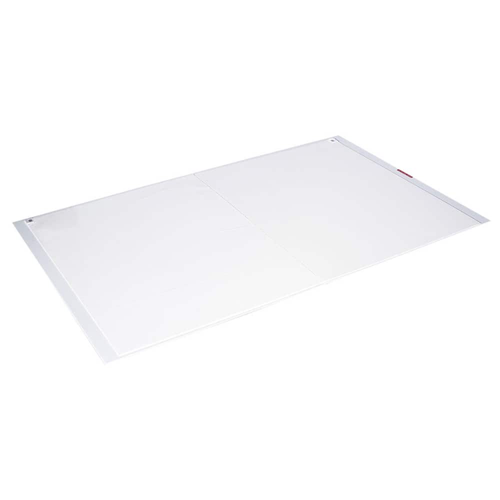 Crown Matting - Clean Room Matting; Surface Material: Polyethylene; Tacky Sheets ; Length (Inch): 51 ; Thickness (Inch): 1/8 ; Layers per Mat: 60 ; Color: White ; Base Material: Polyethylene - Exact Tool & Supply