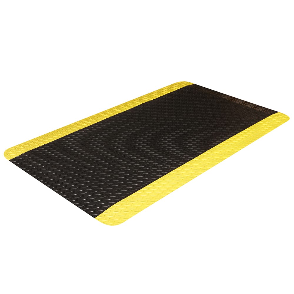 Crown Matting - Anti-Fatigue Matting; Dry or Wet Environment: Dry ; Length (Feet): 12.000 ; Width (Inch): 36 ; Width (Feet): 3.00 ; Thickness (Inch): 9/16 ; Surface Pattern: Diamond-Plate - Exact Tool & Supply