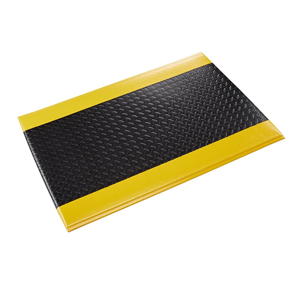 Crown Matting - Anti-Fatigue Matting; Dry or Wet Environment: Dry ; Length (Feet): 3.000 ; Width (Inch): 24 ; Width (Feet): 2.00 ; Thickness (Inch): 9/16 ; Surface Pattern: Diamond-Plate - Exact Tool & Supply