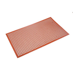 Crown Matting - Anti-Fatigue Matting; Dry or Wet Environment: Wet ; Length (Feet): 20.000 ; Width (Inch): 36 ; Width (Feet): 3.00 ; Thickness (Inch): 1/2 ; Surface Pattern: Raised Circles - Exact Tool & Supply