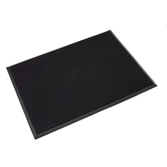 Crown Matting - Clean Room Matting; Surface Material: SBR Rubber; Rubber ; Length (Inch): 39 ; Thickness (Inch): 5/8 ; Layers per Mat: 1 ; Color: Black ; Base Material: SBR Rubber - Exact Tool & Supply