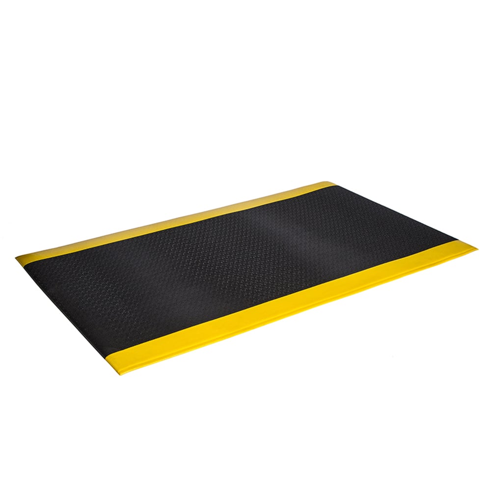 Crown Matting - Anti-Fatigue Matting; Dry or Wet Environment: Dry ; Length (Feet): 12.000 ; Width (Inch): 36 ; Width (Feet): 3.00 ; Thickness (Inch): 9/16 ; Surface Pattern: Diamond-Plate - Exact Tool & Supply