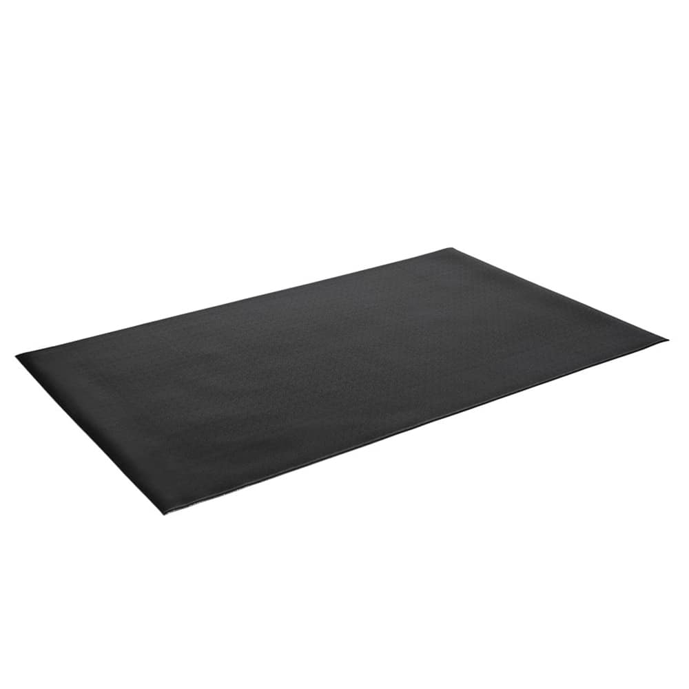 Crown Matting - Entrance Matting; Indoor or Outdoor: Indoor ; Traffic Type: Heavy, Medium & Light ; Surface Material: Vinyl ; Base Material: Vinyl Foam ; Surface Pattern: Pebbled ; Color: Black - Exact Tool & Supply