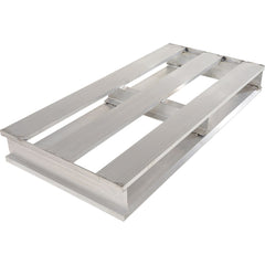 Vestil - Pallets; Type: Half Pallet ; Length (Decimal Inch): 24.0000 ; Width (Decimal Inch): 48.0000 ; Height (Decimal Inch): 6.000000 ; Static Load Capacity (Lb.): 4000.00 ; Color: Silver - Exact Tool & Supply