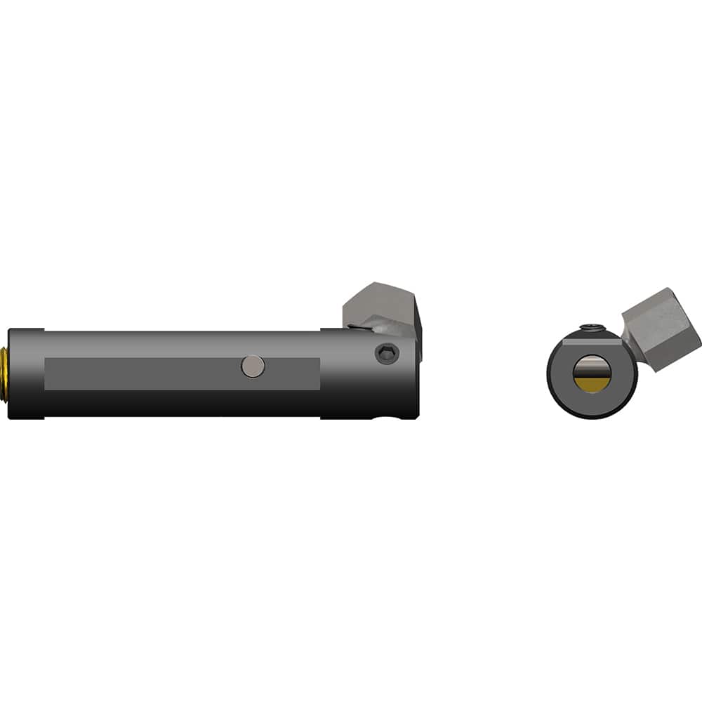 Micro 100 - 1/4" ID x 22mm OD Quick Change Boring & Grooving Bar Holders - Exact Tool & Supply