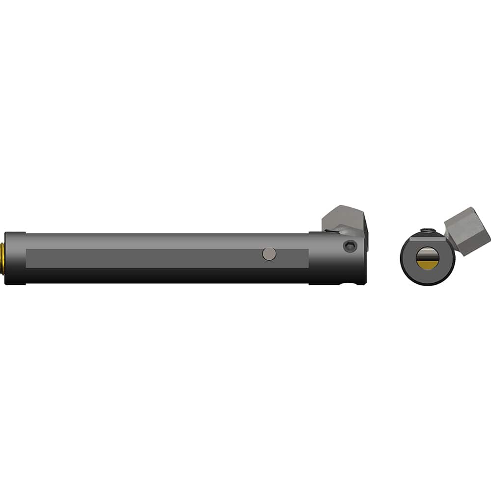 Micro 100 - 3/16" ID x 1" OD Quick Change Boring & Grooving Bar Holders - Exact Tool & Supply