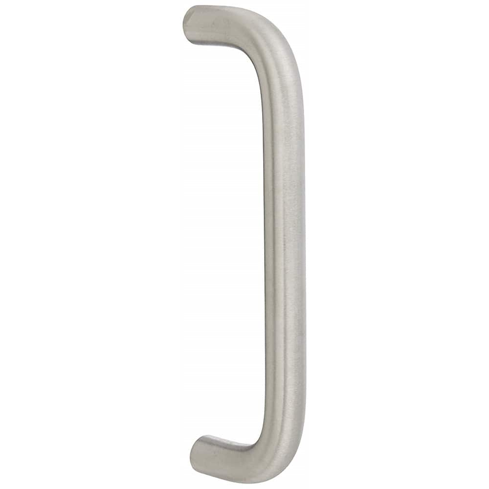 Rockwood - Door Pulls; Overall Length (Inch): 8-3/4 ; Finish/Coating: Satin Stainless Steel ; Grip Length: 4 (Inch); Projection: 2-5/8 (Inch) - Exact Tool & Supply