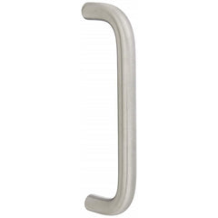 Rockwood - Door Pulls; Overall Length (Inch): 8-3/4 ; Finish/Coating: Satin Stainless Steel ; Grip Length: 4 (Inch); Projection: 2-5/8 (Inch) - Exact Tool & Supply