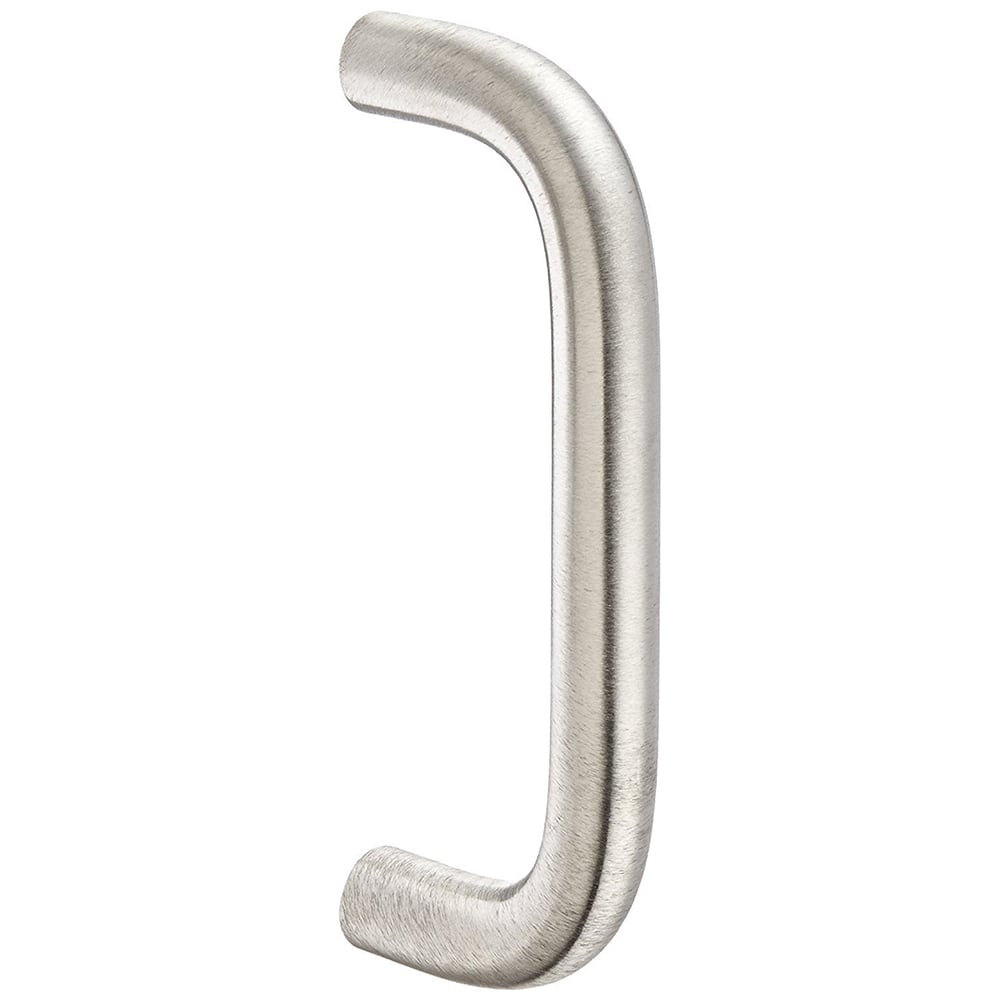 Rockwood - Door Pulls; Overall Length (Inch): 6.75 ; Finish/Coating: Satin Stainless Steel ; Grip Length: 4 (Inch); Projection: 2-5/8 (Inch) - Exact Tool & Supply