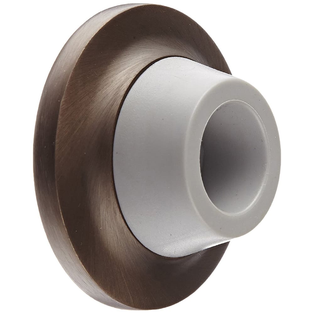 Rockwood - Stops; Type: Concave Bumper ; Finish/Coating: Oil Rubbed Bronze ; Projection: 1 (Inch); Mount Type: Wall - Exact Tool & Supply