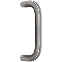 Rockwood - Door Pulls; Overall Length (Inch): 9 ; Finish/Coating: Satin Stainless Steel ; Grip Length: 4 (Inch); Projection: 3-1/2 (Inch) - Exact Tool & Supply