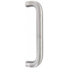 Rockwood - Door Pulls; Overall Length (Inch): 11 ; Finish/Coating: Satin Stainless Steel ; Grip Length: 4 (Inch); Projection: 3-1/2 (Inch) - Exact Tool & Supply