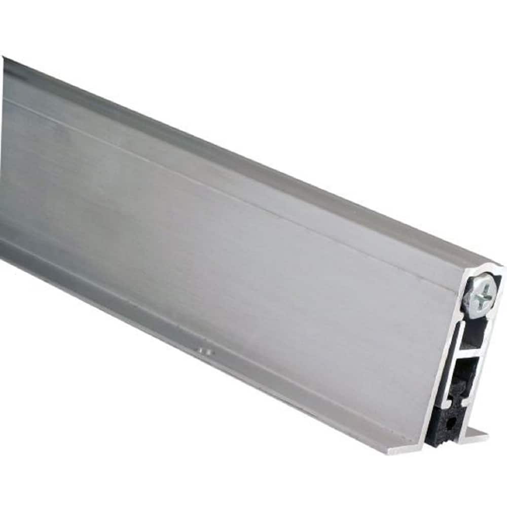 Pemko - Sweeps & Seals; Type: Non-Handed Full Mortise Automatic Door Bottom ; Width (Inch): 9/16 ; Finish/Coating: Mill Finish Aluminum ; Material: 6063-T6 Aluminum Alloy and Temper Retainer ; Back Strip Brush Width (Inch): 2 ; Bristle Length (Inch): 1.0 - Exact Tool & Supply