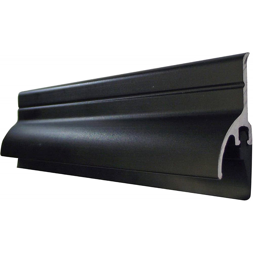 Pemko - Sweeps & Seals; Type: Door Bottom Sweep with Rain Drip ; Width (Inch): 2 ; Finish/Coating: Dark Bronze Anodized Aluminum ; Material: 6063-T6 Aluminum Alloy and Temper Retainer ; Back Strip Brush Width (Inch): 1.5 ; Bristle Length (Inch): 1.0000 - Exact Tool & Supply