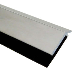Pemko - Sweeps & Seals; Type: Door Bottom Sweep with Tek Screw ; Width (Inch): 1/4 ; Finish/Coating: Clear Anodized Aluminum ; Material: 6063-T6 Aluminum Alloy and Temper Retainer ; Back Strip Brush Width (Inch): 1 ; Bristle Length (Inch): 1.0000 - Exact Tool & Supply