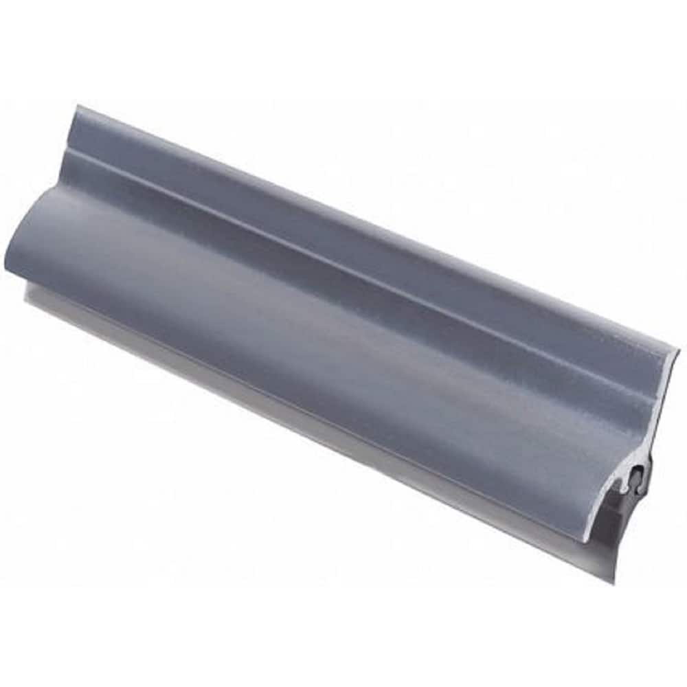 Pemko - Sweeps & Seals; Type: Door Bottom Sweep with Rain Drip ; Width (Inch): 1/2 ; Finish/Coating: Mill Finish Aluminum ; Material: 6063-T6 Extruded Tempered Aluminum ; Back Strip Brush Width (Inch): 1.5 ; Bristle Length (Inch): 1.0000 - Exact Tool & Supply