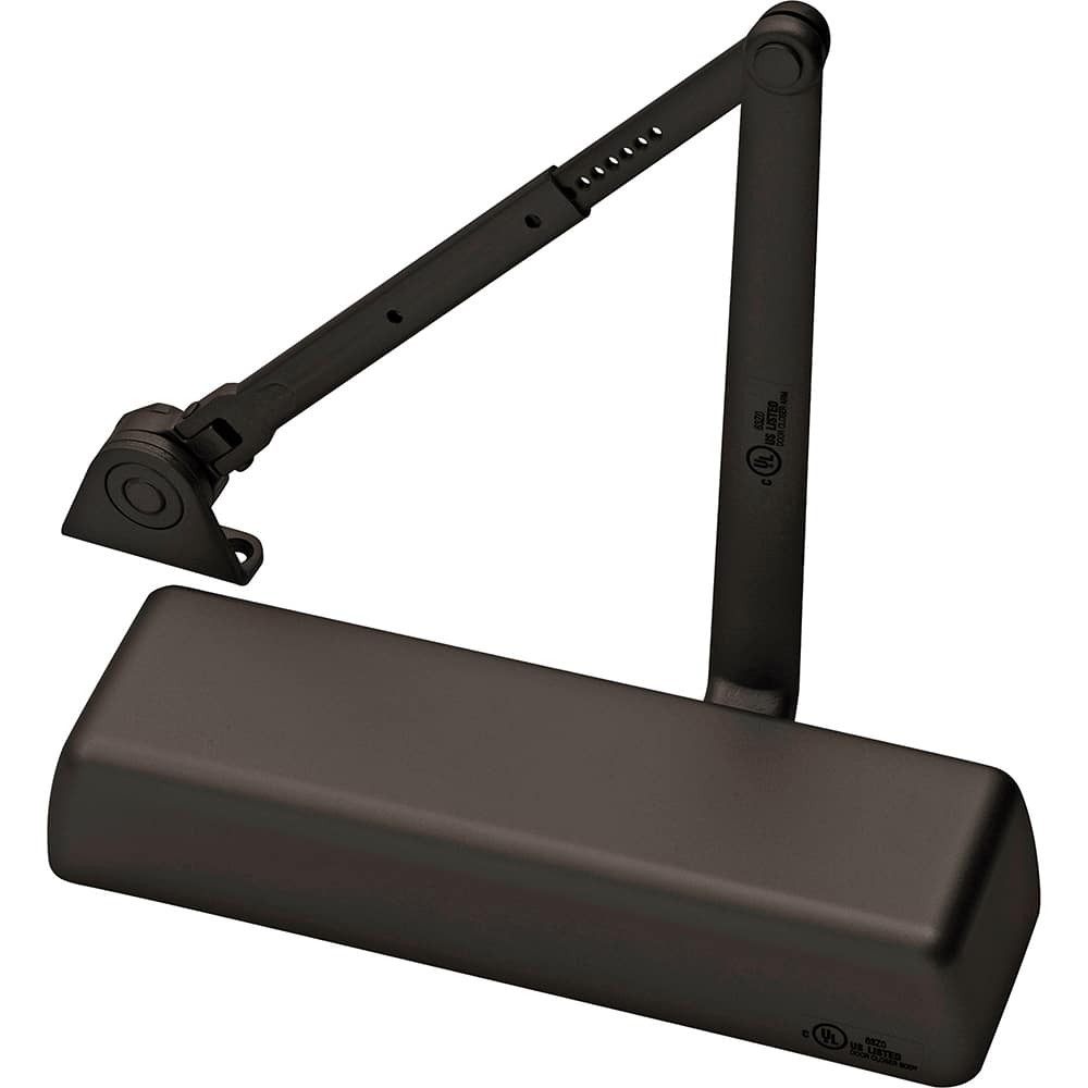 Yale - Manual Dampers; Closer Body Length: 12-1/4 (Inch); Finish/Coating: Painted Dark Bronze ; Door Thickness: 2-3/4 (Inch); Additional Information: Series: 5800 - Exact Tool & Supply